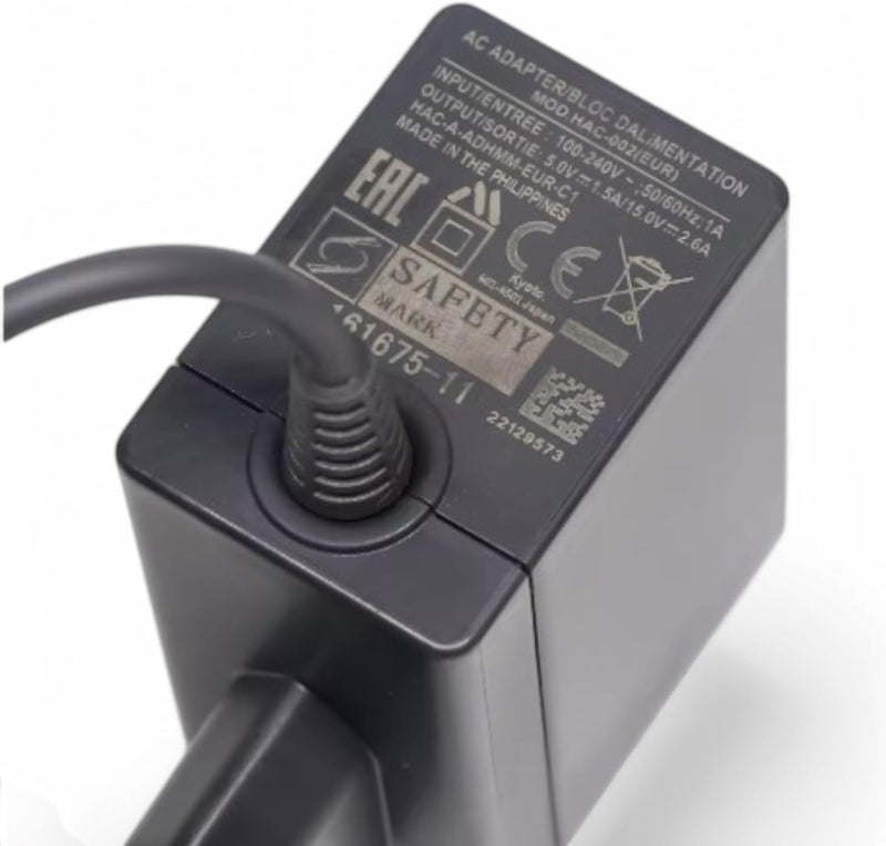 PEGLY Switch AC Adapter Power Supply Compatible with Nintendo Switch/Switch Lite/Switch OLED/Switch Dock, 15V/2.6A Supports TV Mode and Dock Station - Image 3